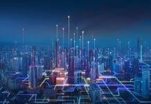 Finalists of 2025 Going Digital Awards announced Smart city and abstract line and dot connect with gradient line design , big data connection technology concept. 3d render