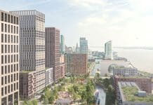 GRAHAM re-appointed for Liverpool Central Docks regeneration CGI image of the vision for the Liverpool Central Docks regeneration project