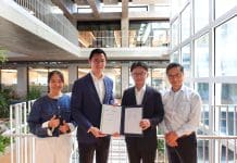 Glodon International and The Gear agree partnership to advance digital construction education isa Liu (Regional Director, Glodon Singapore), Luke Wu (Managing Director, The GEAR), Wataru Matsumoto (Vice President, Glodon Company Limited), and Dr. Chae Soungho (Chief Research Engineer, KaTRIS, Kajima Corporation) | Photo credit: The GEAR by Kajima