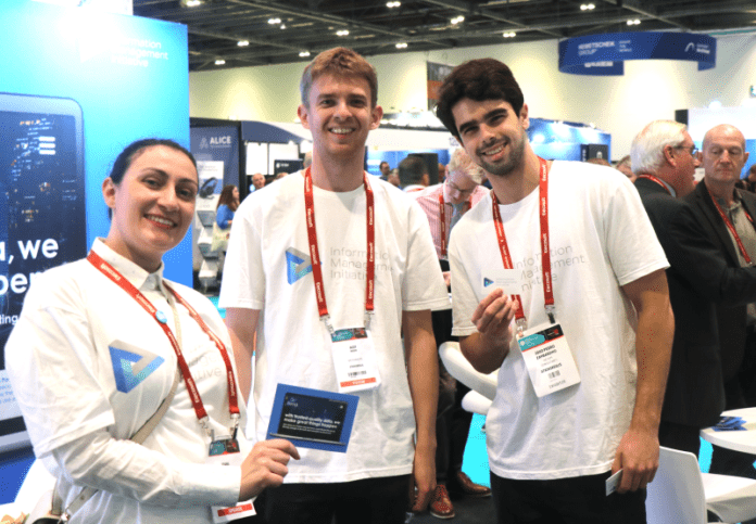 The Information Management Initiative team at Digital Construction Week, representing nima's call for volunteers