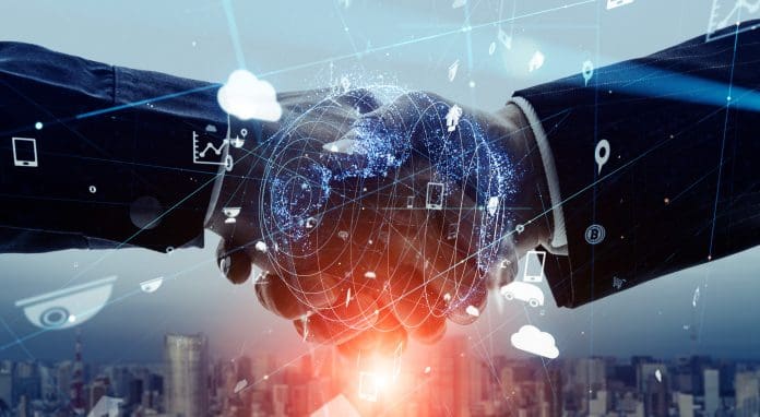 Business network concept. Business meeting. Marketing. Business network concept. Business meeting. Marketing. Representing construction ai investment