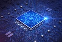 RICS launches “landmark” global standard on responsible AI use AI microchip embedded in an intricate blue circuit board, advanced artificial intelligence, futuristic computing, and digital innovation. Big data transmission connection background 3d Rendering