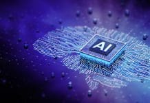 AI adoption without fear: a practical perspective from AMC Bridge AI Chip technology concept. 3D render, representing AI adoption