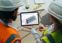 Why staged construction analysis is becoming a preferred design strategy for structural engineers Technical Inspector and Construction Manager Using a 3D Virtual Reality Tour Software with Building's Interior. Female Specialist Using Tablet Computer to Oversee the Project at a Construction Site