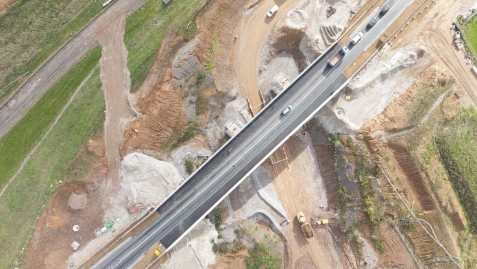 default The Fosse Way bridge, one of the two new HS2 road bridges near Leamington Spa