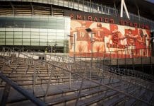 Arsenal considers major Emirates Stadium redevelopment March 3, 2011 - London, UK: The exterior of the Emirates Stadium in Highbury, North London basking in the late afternoon sun. The football stadium is the home to the Premiership football team Arsenal.