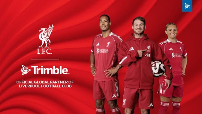 thumbnail_Trimble_Becomes_Official_Global_Partner_with_Liverpool_Football_Club Trimble today announced a new multi-year global sponsorship with Liverpool Football Club (LFC), marking a significant expansion of Trimble's global sports marketing strategy. This collaboration is driven by shared values of precision, innovation and a commitment to transforming how work gets done — both on and off the pitch