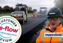 Toppesfield Re-flow review: the surprise benefits of field operations software Six years ago, Toppesfield chose Re-flow Field Management to unlock a digital flow of data between their sites and offices