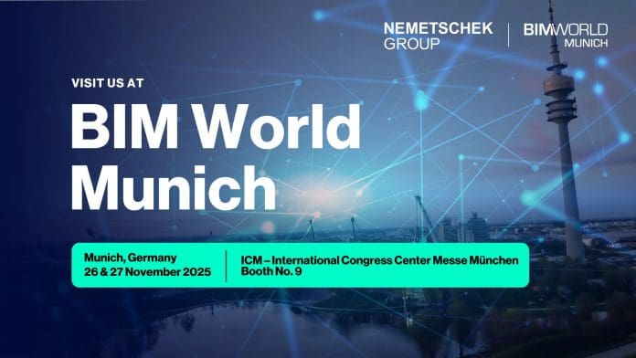 Smarter, greener, more connected: Nemetschek Group highlights AI and digital twins at BIM World Munich Artificial intelligence is reshaping the way we design and operate our built environment, as Nemetschek will explore at BIM World Munich