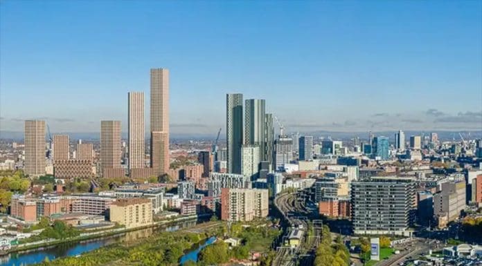 Salford City Council has approved plans for a mixed-use neighbourhood on Regent Retail Park, bringing ten new buildings to the 130,000 sq ft space.