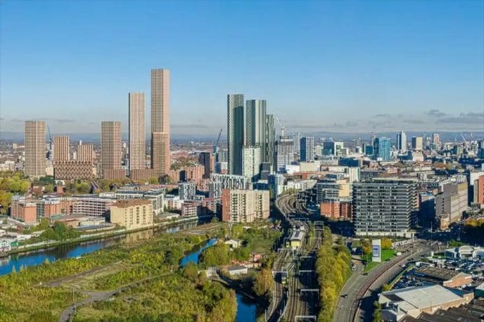 Henley-Investment-Salford-affordable-housing-scheme Salford City Council has approved plans for a mixed-use neighbourhood on Regent Retail Park, bringing ten new buildings to the 130,000 sq ft space.