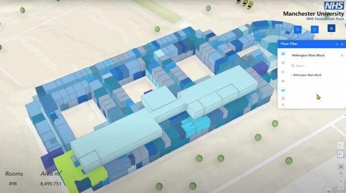 Digital twin of Withington hospital