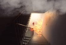 Fire safety systems as the foundation of sustainable commercial buildings fire in an office building