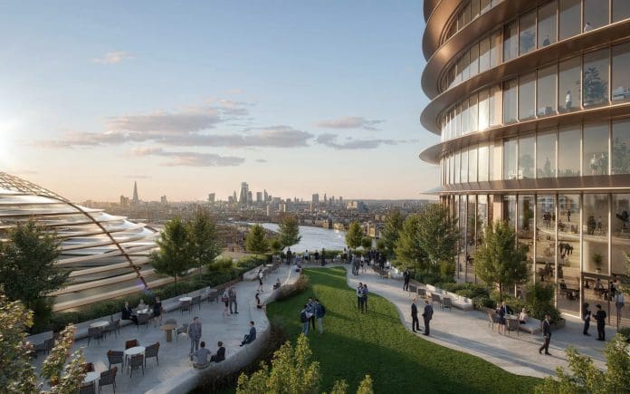 JP Morgan reveals plans for biggest office building in London JP Morgan's new Canary Wharf HQ would house 12,000 staff and be the biggest office building in London, for around £3bn