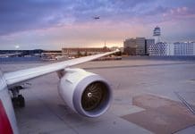 Austria’s largest airport adopts digital twin platform Airplane on runway at Vienna International Airport (Flughafen Wien-Schwechat)