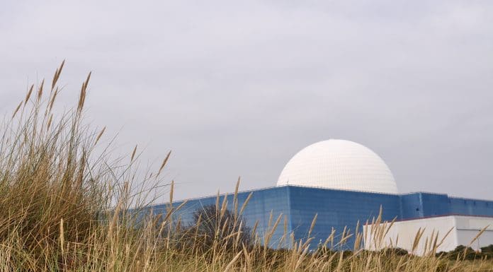 Sizewell power station in Suffolk, UK, representing the extended nuclear service contract signed by Costain and EDF