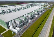 AI data centre rush raises alarm over construction supply chain Aerial view of a large data centre in Noord Holland, The Netherlands