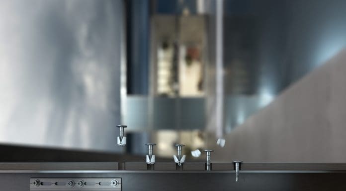 SFS Group Fastening Technology has developed a new Centre Point System for installing flat panels across both steel and aluminium subframes