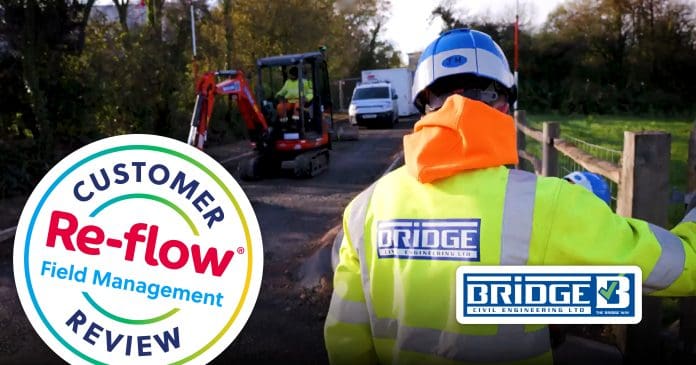 Bridge Civil Engineering helped by Re-Flow Field Management