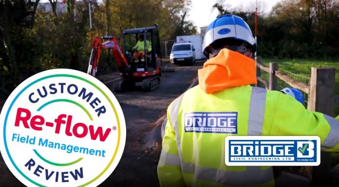 Bridge Civil Engineering helped by Re-Flow Field Management