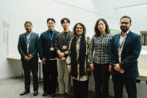 (L-R) Dr Muhammad Afzal, Dr Yeunsoo Park, Dr Chulwoong Park, Professor Hanifa Shah, Dr Kyounghee Cho, Dr Mohammad Mayouf 