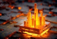 AI alone won’t build construction resilience 3D rendering of cyberpunk AI. Circuit board. Technology background. Central Computer Processors CPU and GPU concept. Motherboard digital chip. Tech science background. Representing AI in construction human expertise