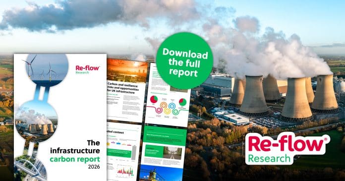 The UK carbon management revolution: opportunities and risk in focus A new report from Re-flow examines the challenges and opportunities of carbon management in the UK infrastructure sector