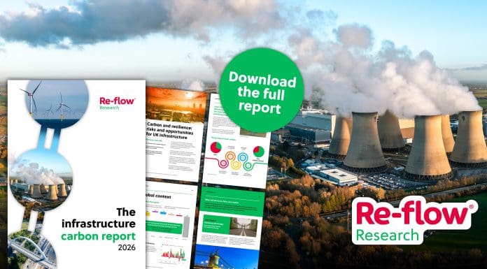 A new report from Re-flow examines the challenges and opportunities of carbon management in the UK infrastructure sector