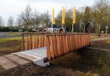 World’s first bridge made with CO₂-neutral concrete revealed The 'world first' 7 metre, CO₂-neutral concrete pedestrian bridge is made of 75% circular raw materials, with no primary sand or gravel
