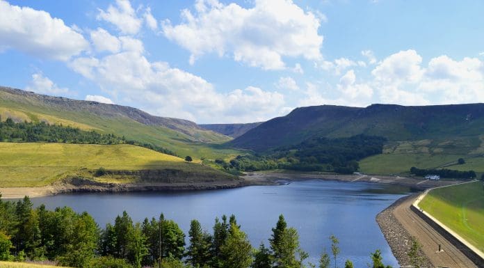 The Thames Water reservoir contractor will create a new reservoir similar to this, the Dovestone Reservoir