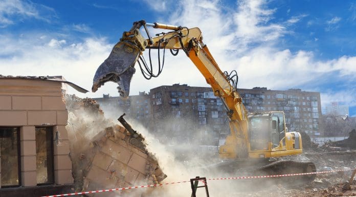 A demolition worker has been killed during work carried out in Renfrewshire
