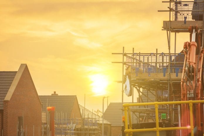 Latest chapter in planning policy reform points to a fundamental restructure New build house development estate in england uk, representing changes in planning policy