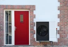 BCIA responds to Government’s Warm Homes Plan Heat pump condenser units for heating and cooling modern house UK