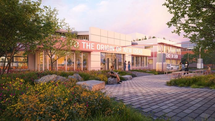 OriginProject_entrance_c_SEW Origin Project, Pilot Case Study, The Crown Estate Following pilot testing in 2025, the UK Net Zero Carbon Buildings Standard full Version 1 will launch early this year