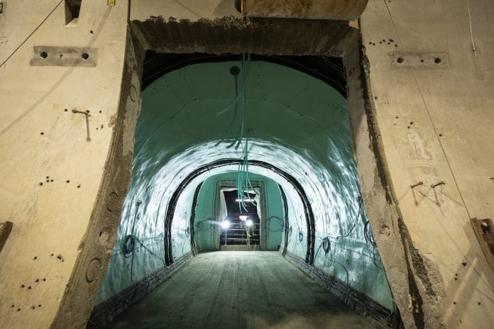 Northolt Tunnel Cross Passages complete One of the completed cross passages in the HS2 Northolt Tunnel