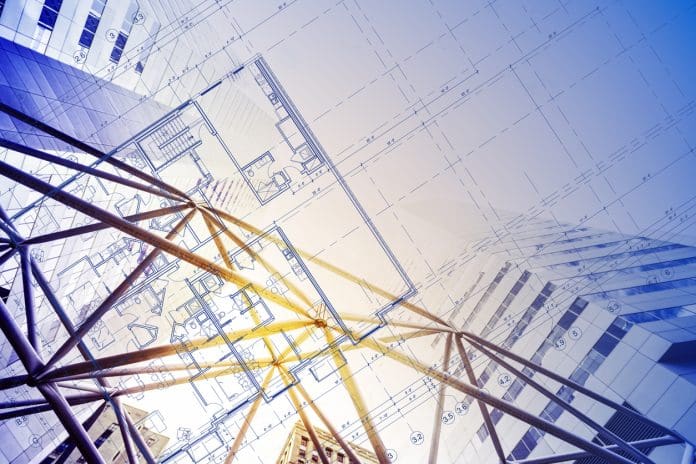 A sophisticated, multi-layered visual that captures the soul of modern city building. By merging a technical line-drawn blueprint with a complex 3D structural framework over a golden-hour skyscraper facade, this image represents the "Digital Twin" concept—where every beam and bolt is planned with technical precision before the first stone is laid. It is an ideal hero image for firms specializing in BIM, high-stakes project management, and cutting-edge architectural visualization.