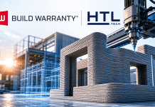 Build Warranty® extends structural warranty coverage to 3D construction printing via HTL.tech Build Warranty have extended their services to 3D construction printing
