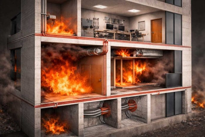 Securing infrastructure through integrated fire protection