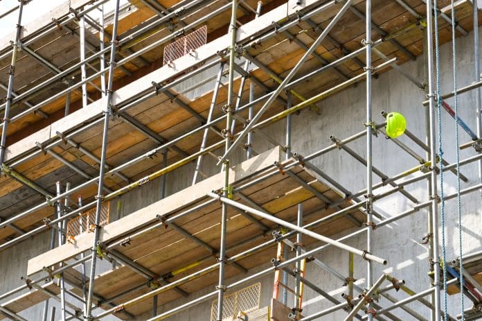 Construction company fined after fall from height kills worker The fall from height took place from scaffolding (not pictured) and through an open window void