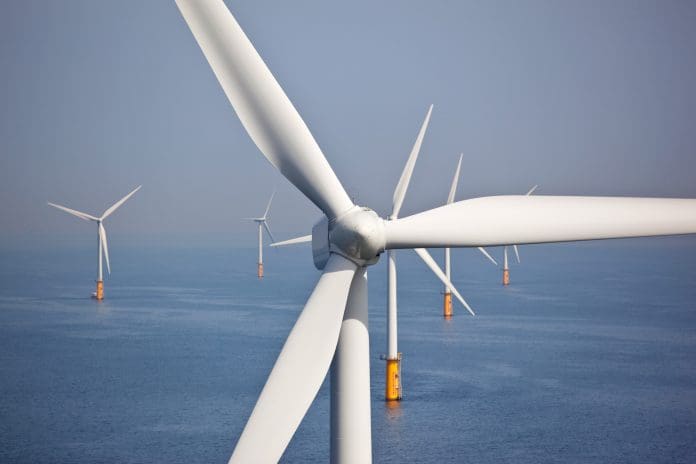 Wind turbines at sea ECITB will now help to deliver Scottish offshore energy skills