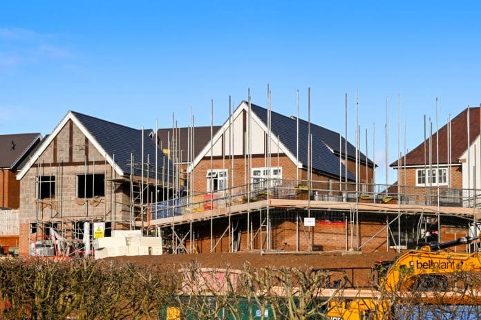 New homes being built on a housing development National Housing Bank announces multi-million regeneration and housing plans
