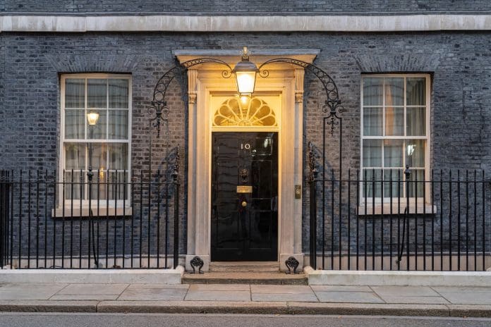 Andy Burnham speech took place outside of 10 Downing Street