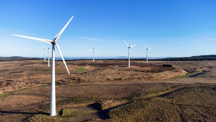 Onshore Wind Farm A Northern Irish onshore windfarm. NI is one of the regions that will benefit from the ScottishPower Renewables contracts.