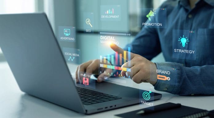 Digital Marketing development and goals strategy.Attract organic traffic for big sales. Digital marketing for promotion of products with social media, email, website and channel search engine. The BCM team discusses b2b marketing in the built environment