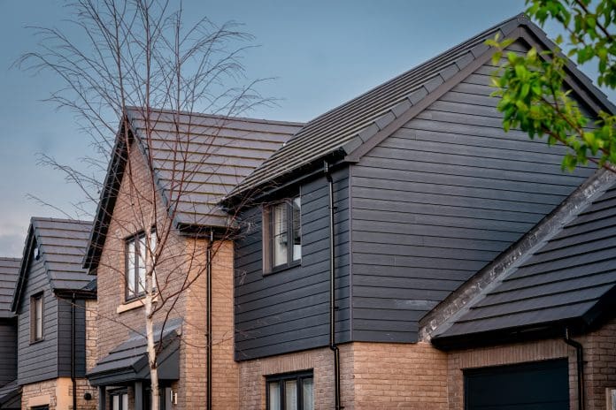 New generic home built out of brick and cladding Helping to deliver modern builds with the right structural warranty partner