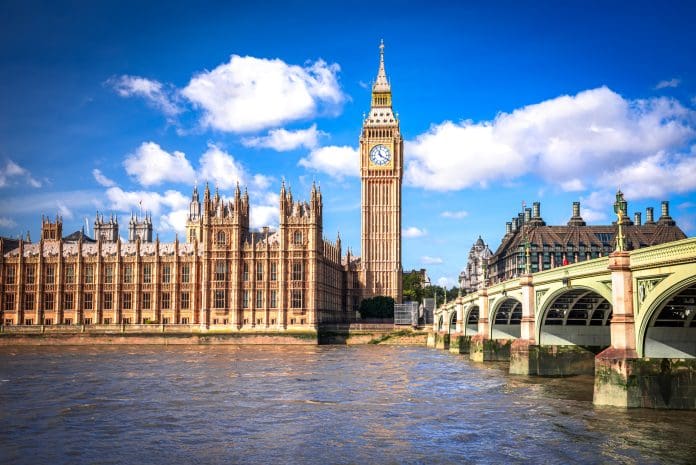 London, United Kingdom. Westminster Bridge, Big Ben and House of Commons building in background, travel english landmark on sunny day. Income tax retentions will boost mayoral construction funds