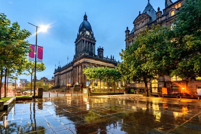 Leeds Town Hall, Leeds West Yorkshire,England Delivering on local government expectations, no matter the politics at play