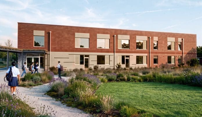 Sarum Academy Expansion CGI. Credit - Footprint Architects CGI image of the Sarum Academy expansion
