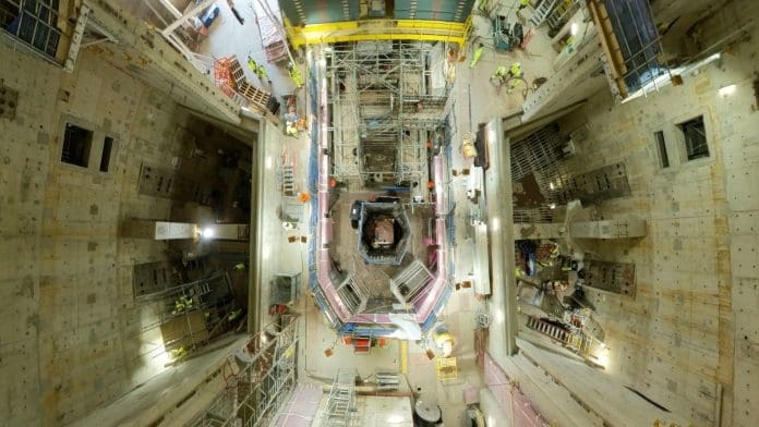 Workers operating at Hinkley Point C nuclear build site. Photo courtesy of EDF Energy New partnership ensures safety for Hinkley Point C workers