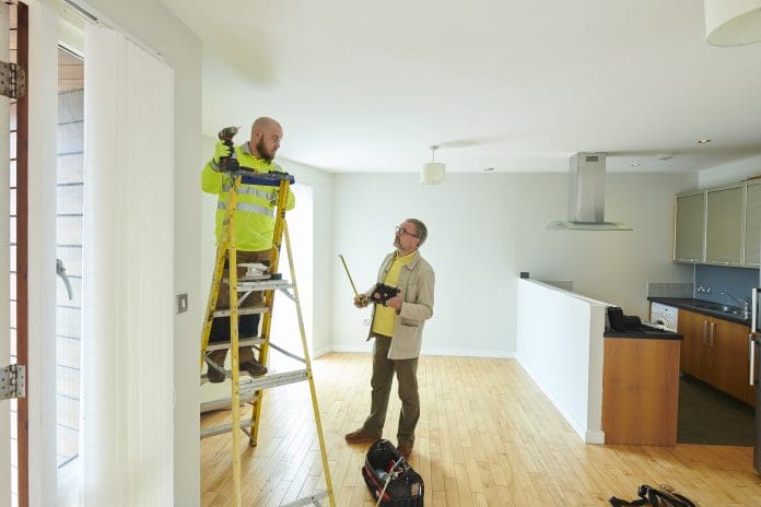 contractor and landlord making final repairs 75 contractors appointed to PfH’s reactive repairs framework